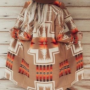 Western Tribal Cowichan Jacket/Coat